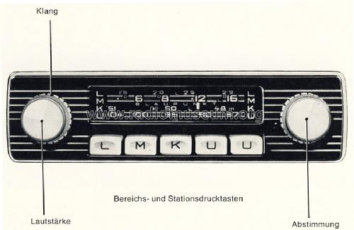 Frankfurt ab W 100001; Blaupunkt Ideal, (ID = 713124) Car Radio