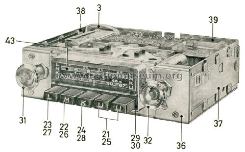 Frankfurt 7.637.600 ab Y 650001; Blaupunkt Ideal, (ID = 1318495) Car Radio