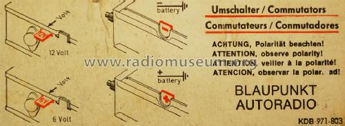 Frankfurt 7.638.600 ab Z 300001; Blaupunkt Ideal, (ID = 1503367) Autoradio