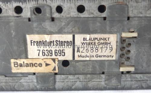 Frankfurt Stereo 7.639.695 ab 2681001; Blaupunkt Ideal, (ID = 1930256) Car Radio