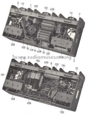 Frankfurt TR de luxe ab E 700001; Blaupunkt Ideal, (ID = 1984985) Car Radio