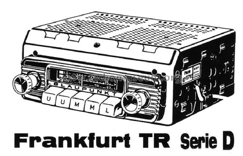 Frankfurt Transistor TR ab D 570001; Blaupunkt Ideal, (ID = 618461) Car Radio