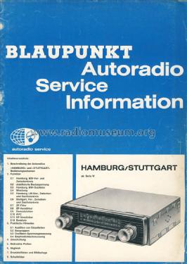 Hamburg ab W 350001; Blaupunkt Ideal, (ID = 1905974) Car Radio