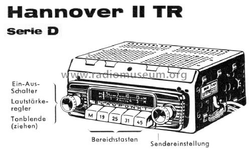 Hannover II TR D 532001; Blaupunkt Ideal, (ID = 980838) Car Radio
