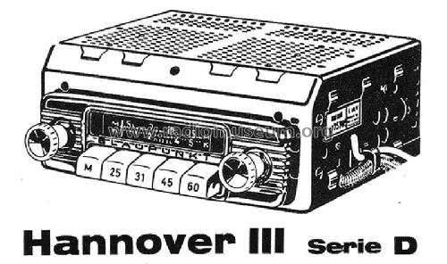 Hannover III ab D 350001; Blaupunkt Ideal, (ID = 621680) Car Radio