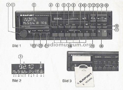 Heidelberg RCM 40; Blaupunkt Ideal, (ID = 1949553) Car Radio