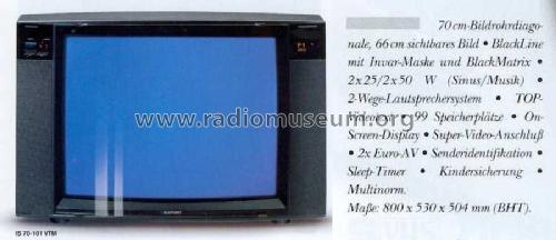 IS 70-101 VTM; Blaupunkt Ideal, (ID = 1946517) Televisore