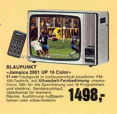 Jamaica 2001 UP 16 Color; Blaupunkt Ideal, (ID = 1762790) Television