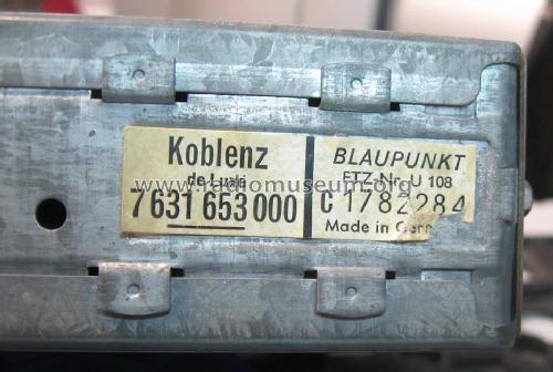 Koblenz de Luxe 7.631.653 ab 1770001; Blaupunkt Ideal, (ID = 1722080) Car Radio