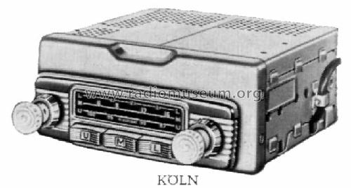 Köln ab G 850001; Blaupunkt Ideal, (ID = 117721) Car Radio
