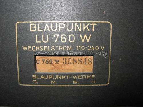 LU760W; Blaupunkt Ideal, (ID = 103039) Radio