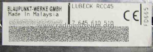 Lübeck RCC45 7.645.610.510; Blaupunkt Ideal, (ID = 1572802) Car Radio