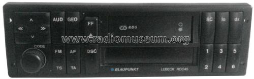 Lübeck RCC45 7.645.610.510; Blaupunkt Ideal, (ID = 1777698) Car Radio