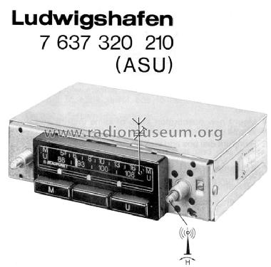 Ludwigshafen 7.637.320.210; Blaupunkt Ideal, (ID = 984985) Car Radio