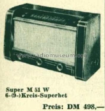 M51W; Blaupunkt Ideal, (ID = 514501) Radio