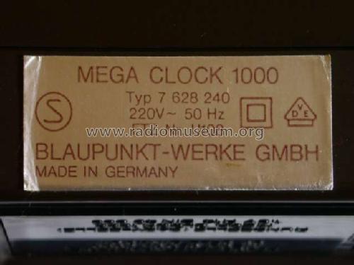 Mega Clock 1000 7.628.240; Blaupunkt Ideal, (ID = 1729041) Radio