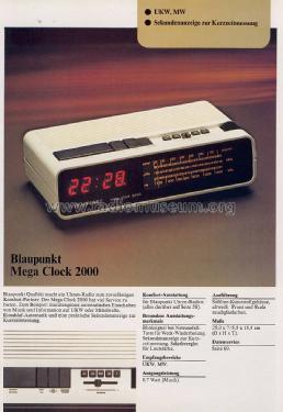 Mega Clock 2000 7.627.220; Blaupunkt Ideal, (ID = 1612983) Radio