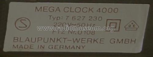 Mega-Clock 4000 7.627.230; Blaupunkt Ideal, (ID = 436759) Radio
