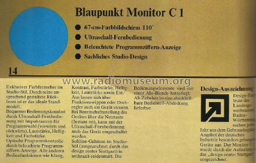 Monitor C1 7.664.820; Blaupunkt Ideal, (ID = 1487181) Television