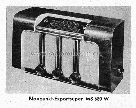 MS680W; Blaupunkt Ideal, (ID = 1140410) Radio