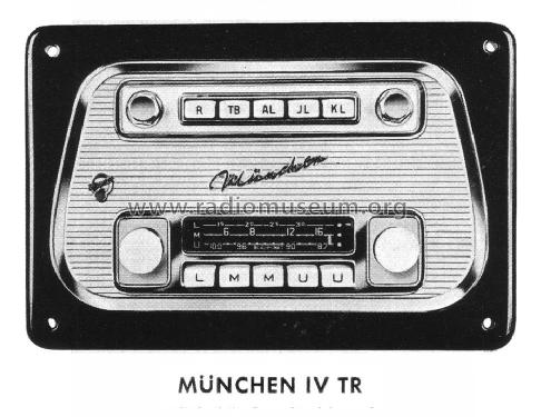 München IV TR ab T 982001; Blaupunkt Ideal, (ID = 1424515) Car Radio