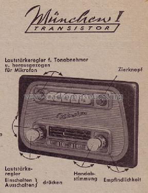 München V TR Transistor; Blaupunkt Ideal, (ID = 113057) Car Radio