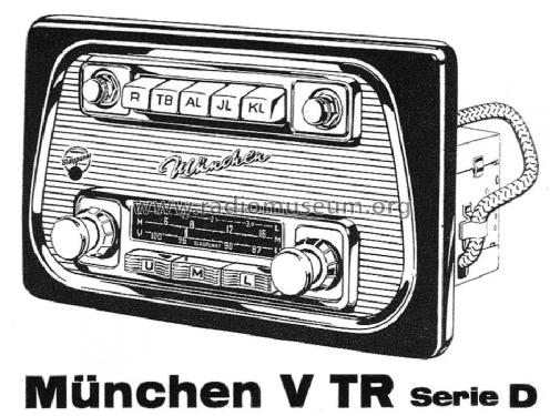 München V TR ab D 985501; Blaupunkt Ideal, (ID = 622891) Car Radio