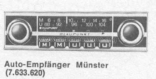 Münster 7.633.620; Blaupunkt Ideal, (ID = 380190) Car Radio