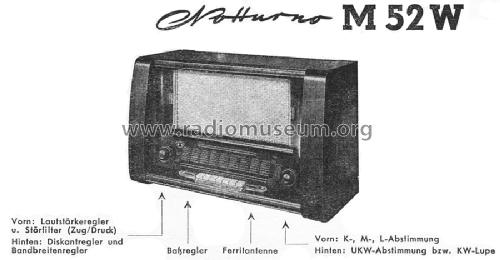 Notturno M52W; Blaupunkt Ideal, (ID = 721624) Radio