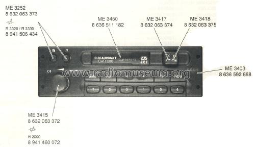 CAR300 7.645.852.520; Blaupunkt Ideal, (ID = 1371845) Car Radio