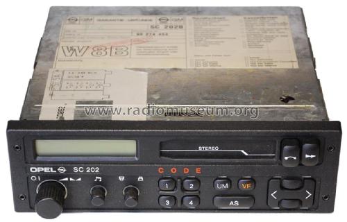 Opel SC 202B / 7 648 855 521; Blaupunkt Ideal, (ID = 1833835) Car Radio