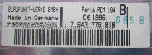 Paris RCM 104 7.643.776.010; Blaupunkt Ideal, (ID = 1088539) Car Radio