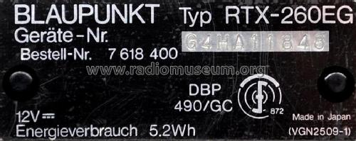 Portable Video Cassette Recorder RTX-260 EG / 7 618 400; Blaupunkt Ideal, (ID = 1960986) R-Player