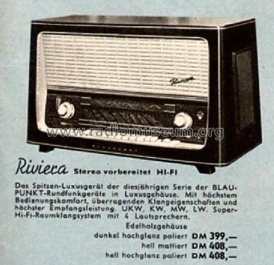 Riviera 2640; Blaupunkt Ideal, (ID = 493772) Radio