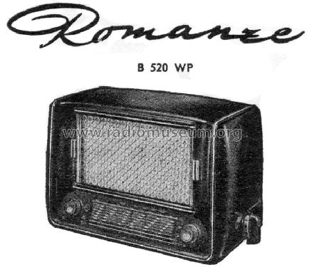 Romanze B520WP; Blaupunkt Ideal, (ID = 722136) Radio