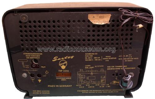 Santos 2310; Blaupunkt Ideal, (ID = 1250571) Radio