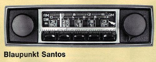 Santos 7.638.160 ab Y 375001 und ab Z 550001; Blaupunkt Ideal, (ID = 969160) Car Radio