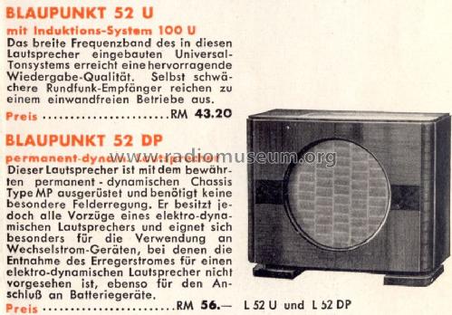 Spezialgehäuse 52U; Blaupunkt Ideal, (ID = 1378882) Parleur