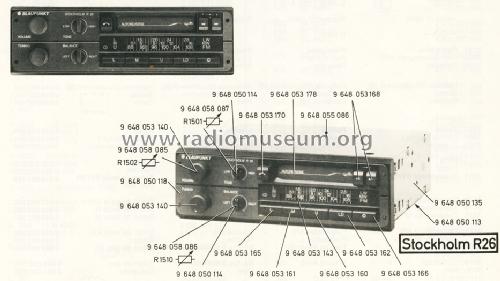 Stockholm R 26 7.646.541.510; Blaupunkt Ideal, (ID = 1635929) Car Radio