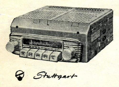 Stuttgart TR ab D 300001; Blaupunkt Ideal, (ID = 293891) Autoradio