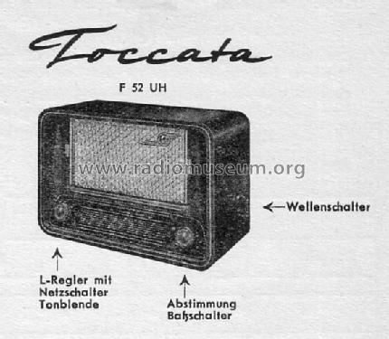 Toccata F52UH; Blaupunkt Ideal, (ID = 96636) Radio