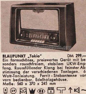 Tokio H2453; Blaupunkt Ideal, (ID = 433801) Radio