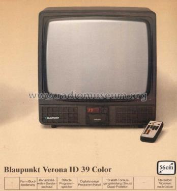 Verona ID 39 Color 7.661.370 Ch= FM120; Blaupunkt Ideal, (ID = 1968373) Televisión