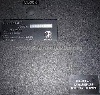 Portable Video Cassette Recorder RTX-200 / 7 618 022; Blaupunkt Ideal, (ID = 752578) R-Player