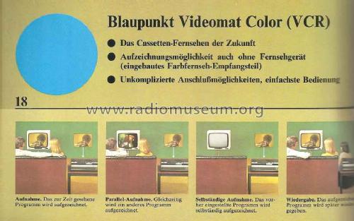 Video-Cassetten-Recorder Videomat Color 7 619 300 703; Blaupunkt Ideal, (ID = 1489014) R-Player