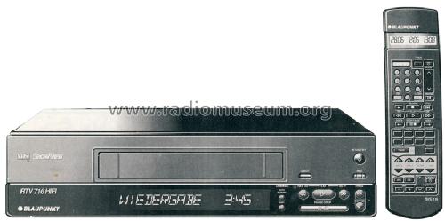 Video Recorder - RTV 716 HiFi RTV 716 EGC - 7 618 350; Blaupunkt Ideal, (ID = 1696666) Ton-Bild