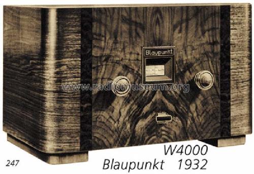 W4000; Blaupunkt Ideal, (ID = 87) Radio