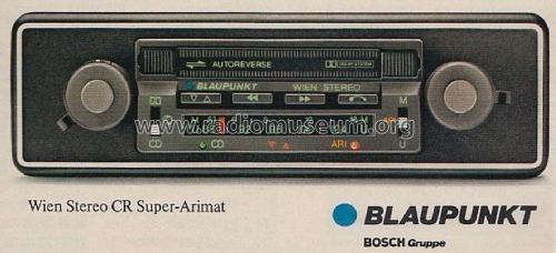 Wien Stereo CR Super Arimat 7.640.929.010; Blaupunkt Ideal, (ID = 2001908) Car Radio