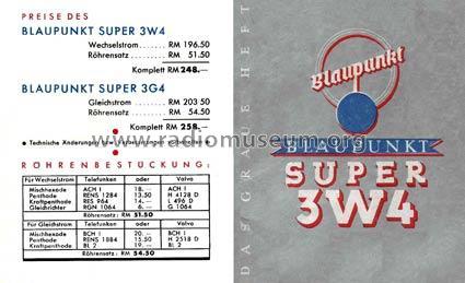 3W4; Blaupunkt Ideal, (ID = 2124253) Radio