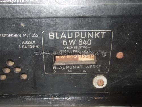 6W640; Blaupunkt Ideal, (ID = 2149140) Radio